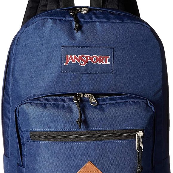 Jansport City View Backpack Blue Laptop Sleeve - Picture 4 of 9